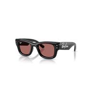 Ray-Ban Sunglasses Unisex Wayfarer Puffer Crystal Edition - Black Frame Violet Lenses 47-23