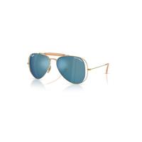 Ray-Ban Sunglasses Unisex The Outdoorsman By Dolce&gabbana - Arista Gold Frame Blue Lenses 53-14