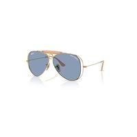 Ray-Ban Sunglasses Unisex The Shooter By Dolce&gabbana - Arista Gold Frame Blue Lenses 53-09