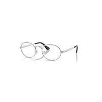 Ray-Ban Eyeglasses Unisex Rb3931v Optics By A$ap Rocky - Silver Frame Clear Lenses Polarized 54-21