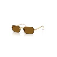 Ray-Ban Sunglasses Unisex Rb3928 By A$ap Rocky - Arista Gold Frame Brown Lenses Polarized 54-20