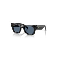 Ray-Ban Sunglasses Unisex Wayfarer Puffer - Black Frame Blue Lenses 50-23