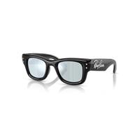 Ray-Ban Sunglasses Unisex Wayfarer Puffer Crystal Edition - Black Frame Green Lenses 47-23