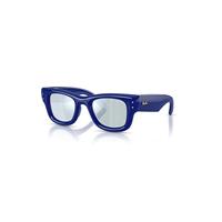 Ray-Ban Sunglasses Unisex Wayfarer Puffer Special Collection - Blue Frame Green Lenses 47-23