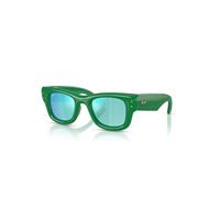 Ray-Ban Sunglasses Unisex Wayfarer Puffer Special Collection - Green Frame Brown Lenses 47-23