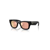 Ray-Ban Sunglasses Unisex Wayfarer Puffer - Black Frame Brown Lenses 50-23