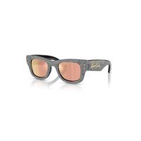 Ray-Ban Sunglasses Unisex Wayfarer Puffer Crystal Pav Edition - Black Frame Brown Lenses 47-23