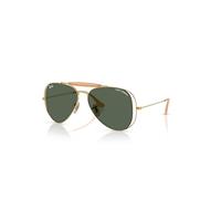 Ray-Ban Sunglasses Unisex The Outdoorsman By Dolce&gabbana - Arista Gold Frame Green Lenses 53-14