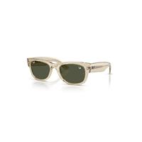 Ray-Ban Sunglasses Unisex Ray-Ban Star Wars Grogu Mega Wayfarer II - Beige Frame Green Lenses 55-21