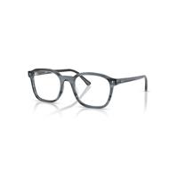 Ray-Ban Eyeglasses Unisex Rb5460 Optics - Striped Blue Frame Transparent Lenses Polarized 50-20