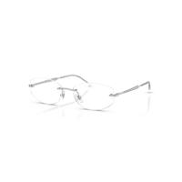Ray-Ban Eyeglasses Unisex Rb3792v Optics - Silver Frame Clear Lenses 53-17