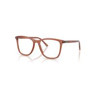 Ray-Ban Eyeglasses Unisex Rb5455 Optics - Transparent Brown Frame Transparent Lenses Polarized 52-17