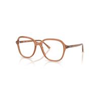 Ray-Ban Eyeglasses Unisex Rb5456 Optics - Transparent Brown Frame Transparent Lenses Polarized 56-18