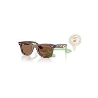 Ray-Ban Sunglasses Children Ray-Ban Star Wars Grogu Mini Street Neat - Transparent Brown Frame Brown Lenses 45-20