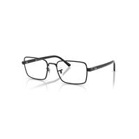 Ray-Ban Eyeglasses Unisex Rb6560 Optics - Black Frame Transparent Lenses Polarized 52-19