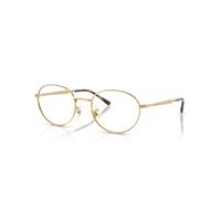 Ray-Ban Eyeglasses Unisex Rb6558 Optics - Gold Frame Transparent Lenses Polarized 54-20