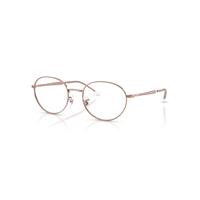 Ray-Ban Eyeglasses Unisex Rb6558 Optics - Copper Frame Transparent Lenses Polarized 52-20