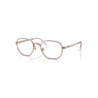 Ray-Ban Eyeglasses Unisex Hexagonal Max Optics - Copper Frame Transparent Lenses Polarized 54-21