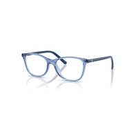 Ray-Ban Eyeglasses Unisex Rb1907 Optics Kids Bio-based - Blue Frame Clear Lenses Polarized 47-15