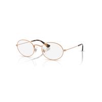 Ray-Ban Eyeglasses Unisex Oval Optics Kids - Rosegold Frame Clear Lenses Polarized 46-19
