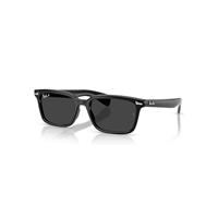 Ray-Ban Sunglasses Unisex Brunel - Black Frame Black Lenses Polarized 56-19