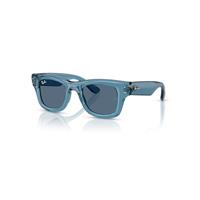 Ray-Ban Sunglasses Unisex Puffer Kids Bio-based - Transparent Blue Frame Blue Lenses 42-19