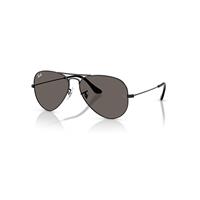 Ray-Ban Sunglasses Unisex Aviator Classic - Black Frame Grey Lenses 58-14