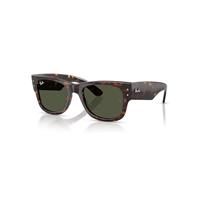 Ray-Ban Sunglasses Unisex Mega Wayfarer - Havana Frame Green Lenses 51-21