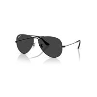 Ray-Ban Sunglasses Unisex Aviator Classic - Black Frame Black Lenses Polarized 58-14