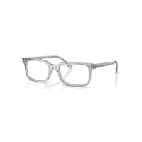 Ray-Ban Eyeglasses Unisex Rb5445 Optics - Transparent Grey Frame Transparent Lenses Polarized 52-19
