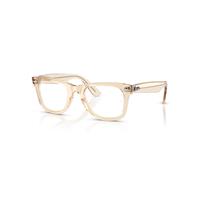 Ray-Ban Eyeglasses Unisex Wayfarer Ease Optics - Transparent Nude Frame Transparent Lenses Polarized 50-22