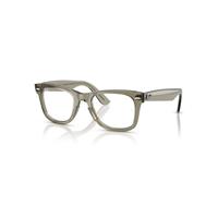 Ray-Ban Eyeglasses Unisex Wayfarer Ease Optics - Transparent Green Frame Transparent Lenses Polarized 50-22