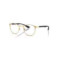 Ray-Ban Eyeglasses Unisex Rb6355 Optics - Black Frame Transparent Lenses Polarized 52-20