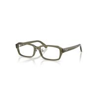 Ray-Ban Eyeglasses Unisex Rb5458d Optics - Transparent Green Frame Transparent Lenses Polarized 54-17