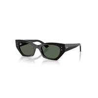 Ray-Ban Sunglasses Unisex Zena Bio-based - Black Frame Green Lenses 49-22