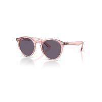 Ray-Ban Sunglasses Children Rb9064s Kids - Transparent Pink Frame Violet Lenses 44-19