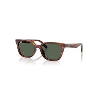 Ray-Ban Sunglasses Unisex Rb2243d - Striped Havana Frame Green Lenses 55-19