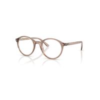 Ray-Ban Eyeglasses Unisex Rb1730 Optics Kids - Transparent Light Brown Frame Clear Lenses Polarized 45-20