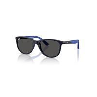 Ray-Ban Sunglasses Children Rb9077s Kids Bio-based - Dark Blue & Rubber Blue Frame Grey Lenses 49-16