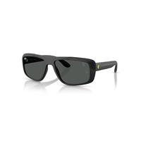 Ray-Ban Sunglasses Unisex Rb4479m Scuderia Ferrari Collection - Matte Black Frame Grey Lenses 60-17