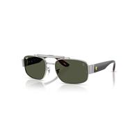 Ray-Ban Sunglasses Unisex Rb3797m Scuderia Ferrari Collection - Black Frame Green Lenses 58-18