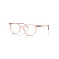 Ray-Ban Eyeglasses Unisex Elliot Optics - Transparent Pink Frame Transparent Lenses Polarized 50-19