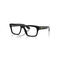 Ray-Ban Eyeglasses Unisex Rb5459m Optics Scuderia Ferrari Collection - Black Frame Transparent Lenses Polarized 53-18
