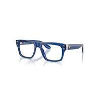 Ray-Ban Eyeglasses Unisex Rb5459m Optics Scuderia Ferrari Collection - Transparent Blue Frame Transparent Lenses Polarized 53-18