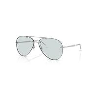 Ray-Ban Sunglasses Unisex Rb3791 Transitions Color Touch Lenses - Silver Frame Green Lenses 59-14