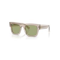 Ray-Ban Sunglasses Unisex Rb2217m Scuderia Ferrari Collection - Transparent Light Brown Frame Green Lenses 53-21