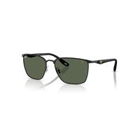 Ray-Ban Sunglasses Unisex Rb3673m Scuderia Ferrari Collection - Black Frame Green Lenses 56-17