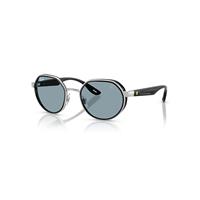 Ray-Ban Sunglasses Unisex Rb3703m Scuderia Ferrari Collection - Black Frame Blue Lenses 51-21