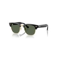 Ray-Ban Meta Audio Clubmaster Black Frame Green Lenses AI Glasses