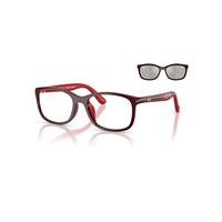 Ray-Ban Sunglasses Children Ray-Ban Marvel - Spiderman Rb9644s kids - Polished Dark And Rubber Red Frame Grey Lenses 48-16